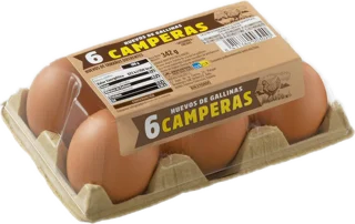 Huevos de gallinas camperas